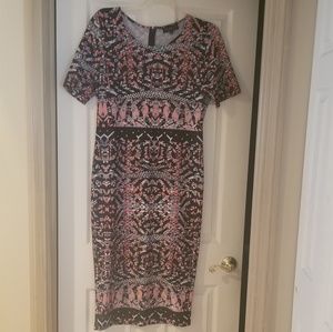 Eloquii Midi Scuba Dress - Size 16